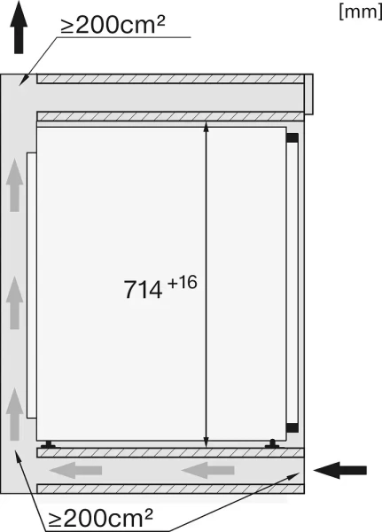 Встраиваемый морозильник Miele FNS 7040 C