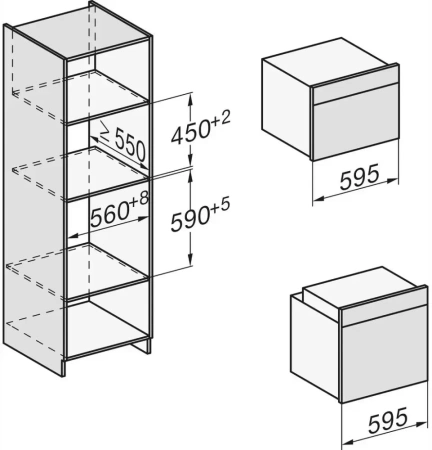 Компактный духовой шкаф с СВЧ Miele H7440 BMX Pearlbeige