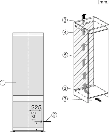 Встраиваемый холодильник Miele KF 7731 E
