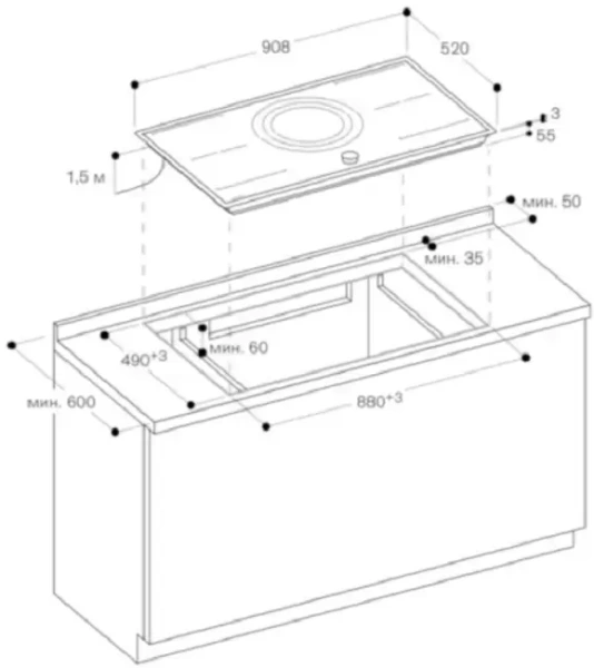 Индукционная варочная панель Gaggenau CI283102