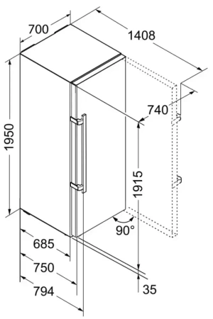 Морозильник Liebherr GN 5235 Comfort NoFrost