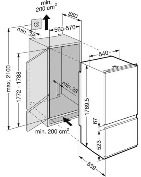 Холодильник Liebherr ICS 3113 Comfort